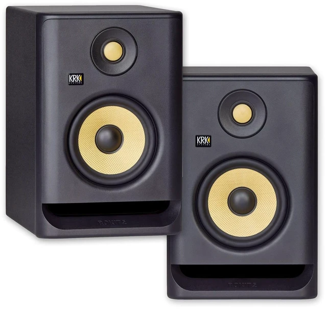 Alt view image 3 of 4 - Icon Pro Audio QCon Pro XS Controller + KRK RP5G4 Rokit 5-Inch Powered Studio Monitor - Pair and Cables.