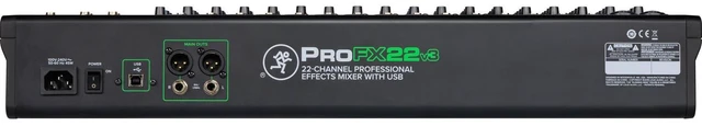 Alt view image 5 of 5 - Mackie ProFX22v3 22-Channel Sound Reinforcement Mixer with Built-In FX
