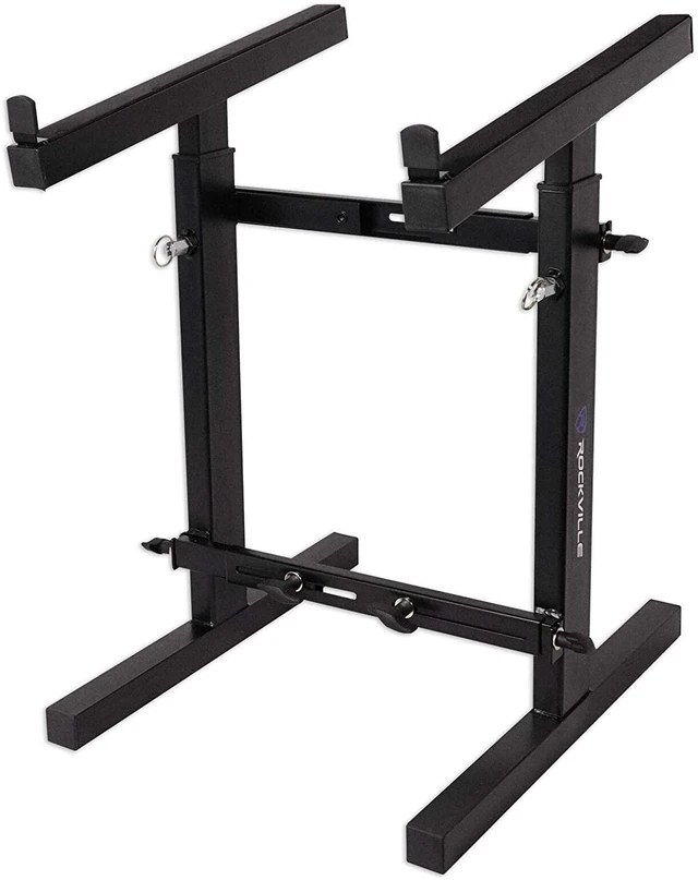 Alt view image 3 of 3 - Mackie ProFX22v3 22-Channel Mixer - Rockville RXS20 Portable Mixer Stand