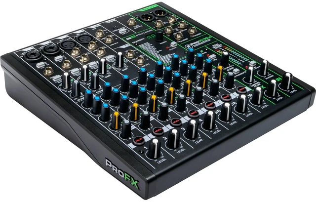 Alt view image 2 of 6 - Mackie ProFX10v3 10-Channel Sound Reinforcement Mixer with Built-In FX