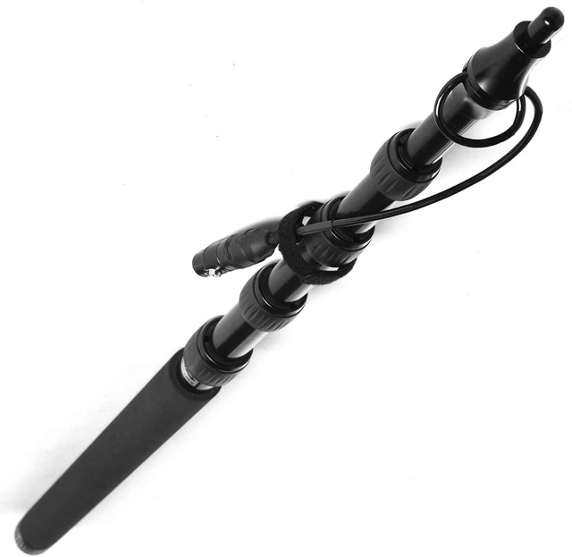 Alt view image 5 of 6 - Rode NTG3 Precision RF-Biased Shotgun Microphone, LyxPro Portable Mic Boom Pole, XLR Cable Bundle