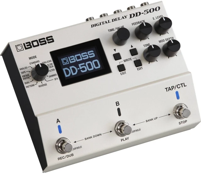 Alt view image 2 of 6 - BOSS DD-500 Digital Delay Pedal, 9V 1A Power Supply AC/DC, Nektar NX-P Pedal Bundle