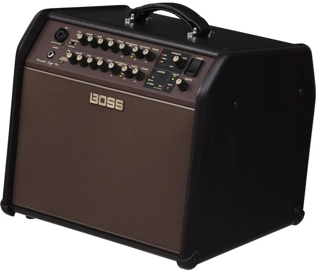 Alt view image 4 of 7 - BOSS ACS Pro 120W Amplifier for Acoustic Guitar, Boss Singer Amp Cover, Presonus HD9 Headphones Bundle