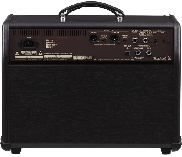Alt view image 6 of 7 - BOSS ACS Pro 120W Amplifier for Acoustic Guitar, Boss Singer Amp Cover, Presonus HD9 Headphones Bundle