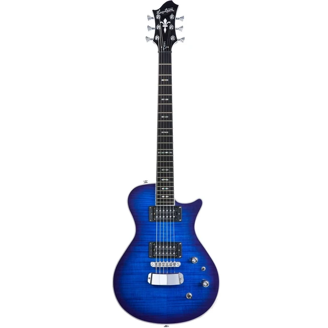 Main image of Hagstrom ULSWE-WDM Ultra Slim Swede 6 String Electric Guitar - Worn Denim