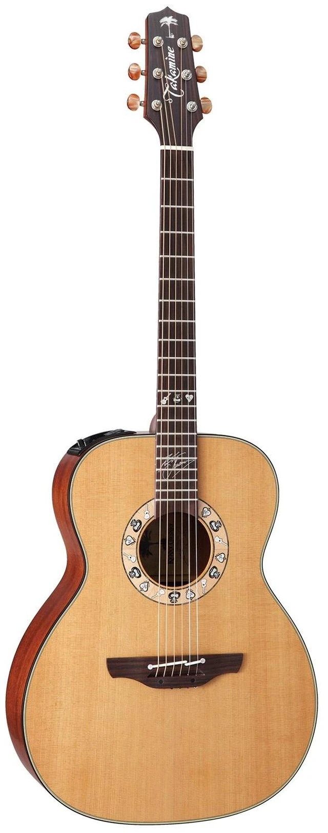 Alt view image 2 of 7 - Takamine KC70 Kenny Chesney Signature Acoustic-Electric Guitar - Natural