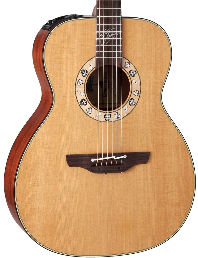 Alt view image 3 of 7 - Takamine KC70 Kenny Chesney Signature Acoustic-Electric Guitar - Natural
