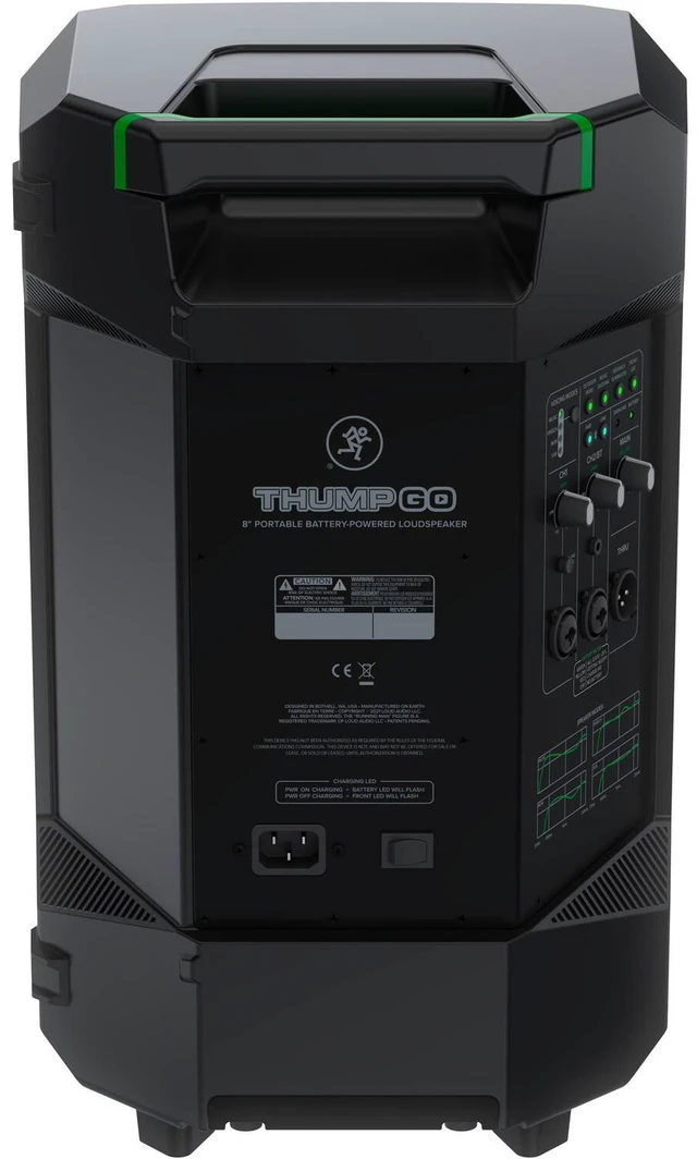 Alt view image 7 of 7 - Mackie Thump Go 8" Portable Battery-Powered Loudspeaker
