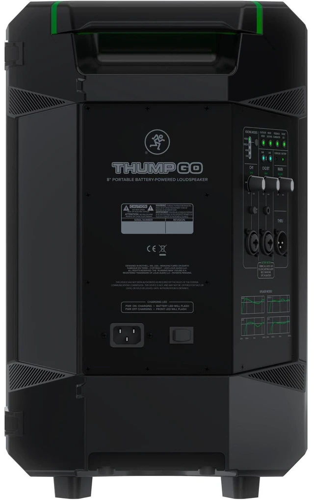 Alt view image 6 of 7 - Mackie Thump Go 8" Portable Battery-Powered Loudspeaker