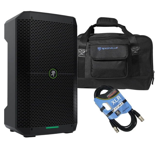 Main image of Mackie Thump Go 8 Battery-Powered Loudspeaker, Rockville TB8, XLR Cable Bundle