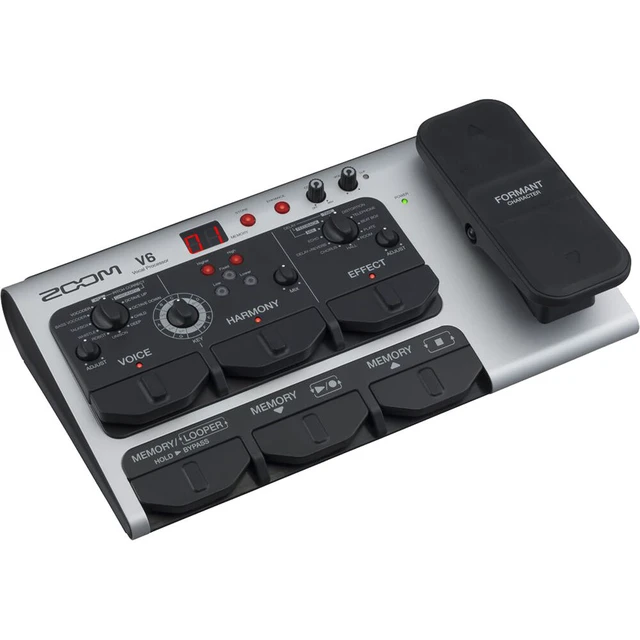 Alt view image 3 of 7 - Zoom V6-SP Vocal Effects Processor, Tascam TH02, 1/4 Cable, XLR Cable Bundle