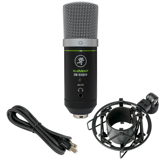 Alt view image 6 of 6 - Mackie EM-91CU+ USB Condenser Microphone