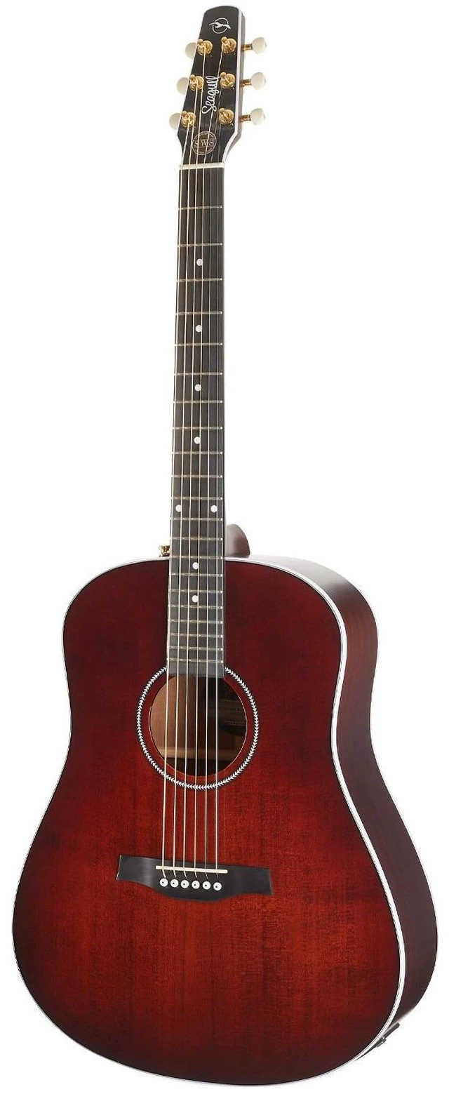 Alt view image 3 of 7 - Seagull (051939) Maritime SWS AE Guitar -Burnt Umber, Gator Economy Wood Case Bundle