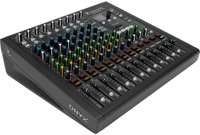 Alt view image 2 of 6 - Mackie Onyx12 12-channel Analog Mixer, Gator MixerBag 1515, (4) XLR Cables Bundle