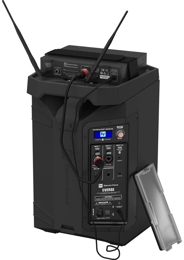Alt view image 7 of 7 - Electro-Voice Everse 8 Battery Speaker, Gator TOTE12, XLR Cable Bundle