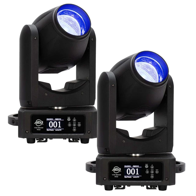 Main image of (2) American DJ VIZI Beam RX2 Moving Head Fixture Bundle