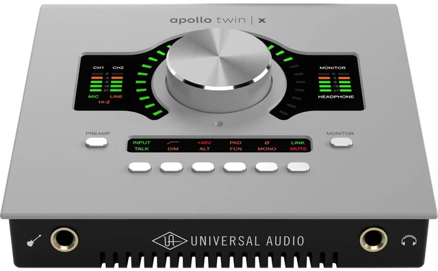 Alt view image 2 of 6 - Universal Audio Apollo Twin X DUO G2 with UAD Analog Classics Audio Interface - (2) ErnieBall XLR 25Ft - (2) ErnieBall 1/4 Bundle