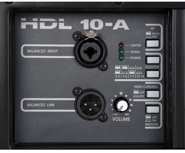 Alt view image 7 of 7 - (2) RCF HDL 10-A 1400W Dual 8 Active Line Array - (2) RCF FL-B LGT - (2) PSG Audio Chaos 18 - (2) Speaker Poles - (4) XLR Cables Bundle