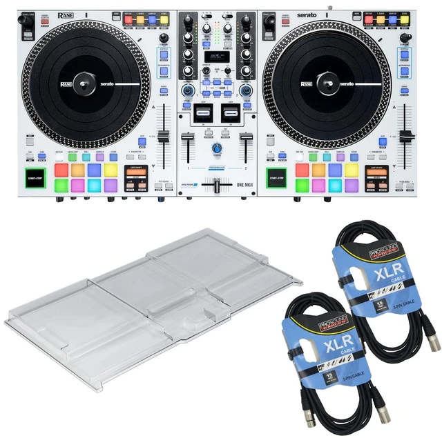 Main image of Rane ONE MKII Professional Motorized DJ Controller - Decksaver - (2) XLR Cables Bundle