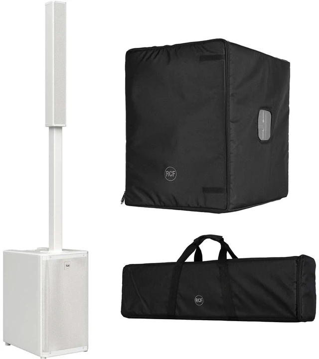 Main image of RCF EVOX J9 Active 3-way 2100W Column Array (White) - RCF Sub Cover Bundle