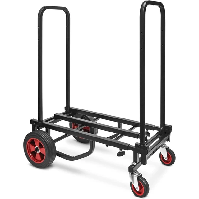 Alt view image 6 of 7 - (2) RCF EVOX J9 Active 3-way 2100W Column Array (White) - Pyle Compact Dolly - (2) XLR Cables Bundle