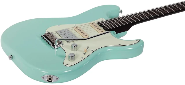 Alt view image 7 of 7 - Schecter Nick Johnston Traditional HSS 10th Anniversary Electric Guitar (Atomic Green)