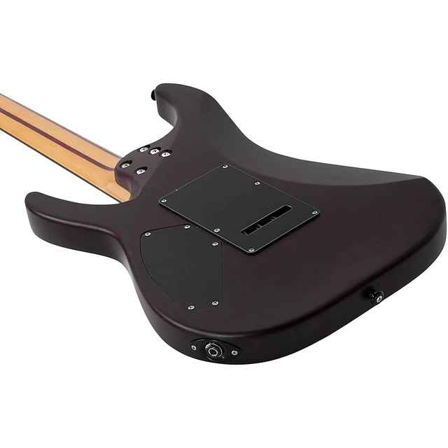 Alt view image 6 of 7 - Schecter C-1 Exotic Ebony Electric Guitar (Natural Satin)