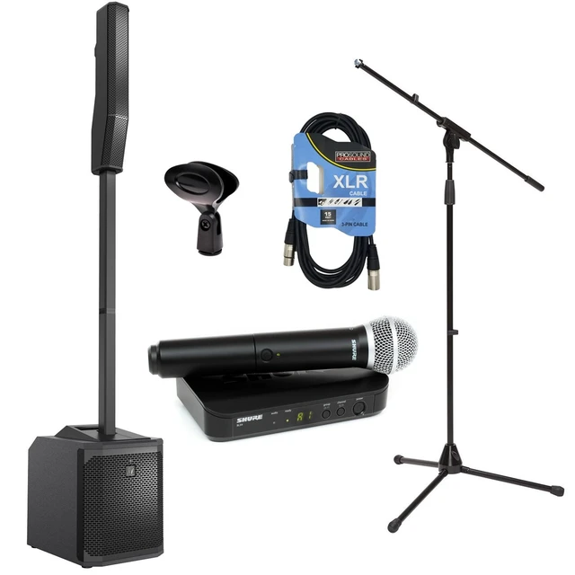 Main image of Electro-Voice EVOLVE 30M - BLX24/PG58 Wireless Mic - Mic Stand - Mic Clip - XLR Cable