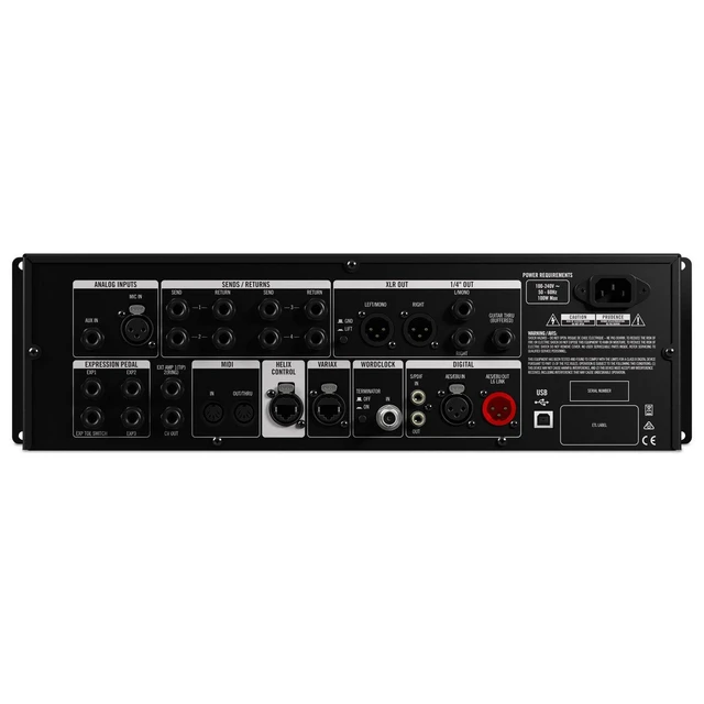 Alt view image 3 of 5 - Line 6 Helix Rack Guitar Multi-effects, Helix Backpack, (2) 1/4 Cables Bundle