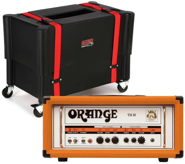 Main image of Orange TH30H 30-watt 2-channel Tube Head (Orange), Gator G-ROTO-112 Case Bundle