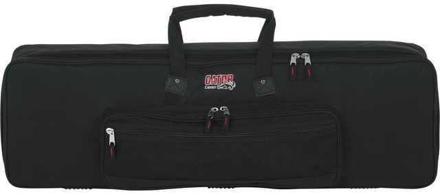 Alt view image 4 of 5 - Korg Pa600 Professional 61-Key Keyboard with Speakers, Gator GKB-61 Bag, (2) 1/4 Cables Bundle