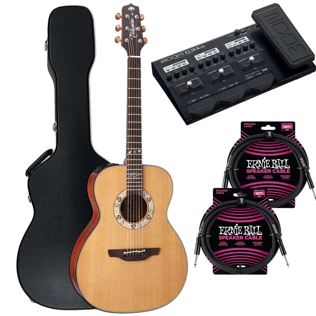 Main image of Takamine KC70 Kenny Chesney NEX - Natural, Zoom G3Xn, Multi-Effects, (2) ErnieBall Cables Bundle