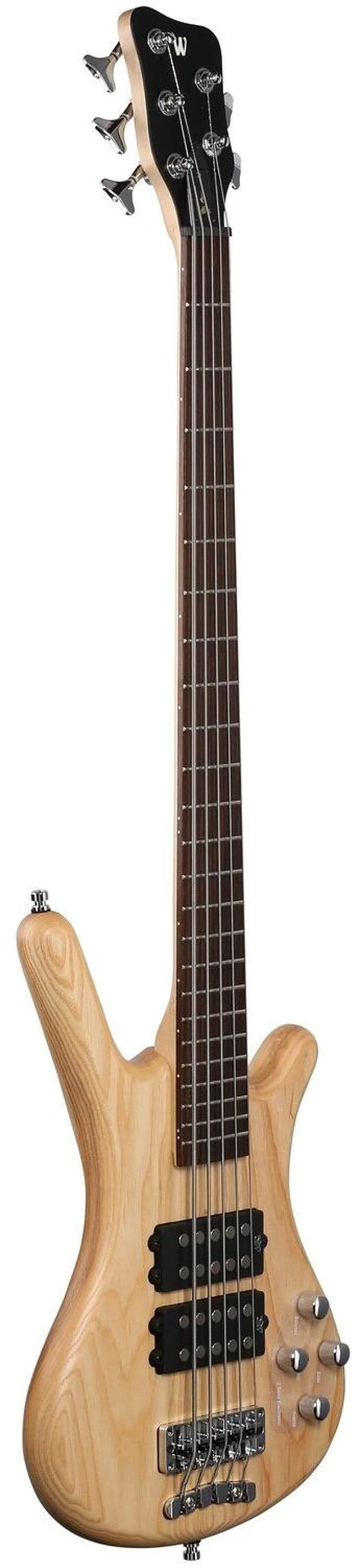 Alt view image 3 of 7 - Warwick Rockbass Corvette $$ 5-String Bass, Natural Transparent Satin, Gator GFW-GTR-SEAT, Stand, Ernie Ball P06077 Bundle