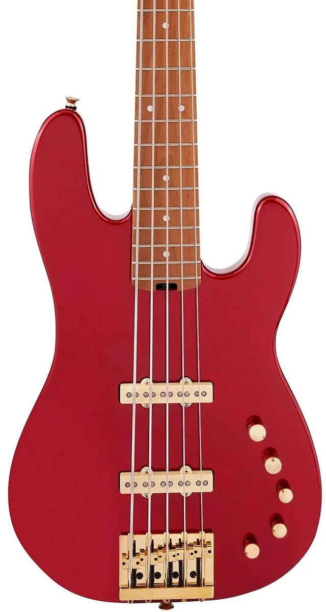 Alt view image 3 of 7 - Charvel Pro-Mod San Dimas Bass JJ V, Candy Apple, Gator 4G Bass Gig Bag, Ernie Ball P06077 Bundle