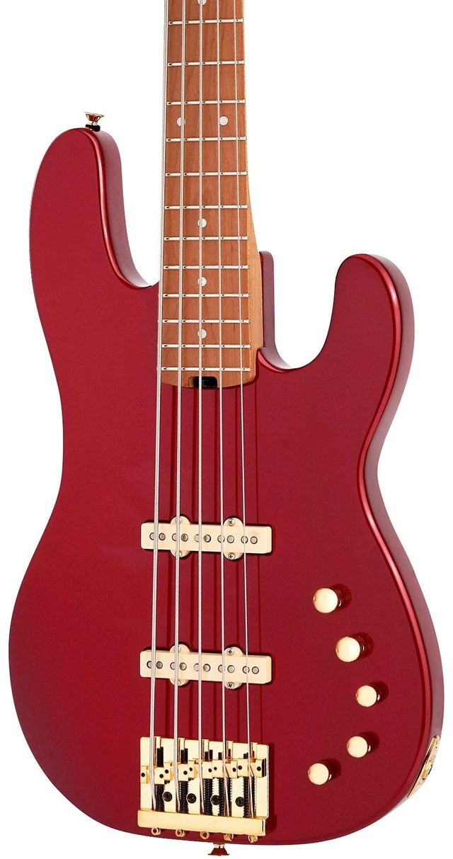 Alt view image 4 of 7 - Charvel Pro-Mod San Dimas Bass JJ V, Candy Apple, Gator 4G Bass Gig Bag, Ernie Ball P06077 Bundle
