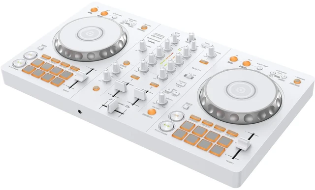 Alt view image 2 of 5 - Pioneer DJ DDJ-FLX4 Portable 2-Channel Rekordbox and Serato DJ Controller (Limited-Edition White)