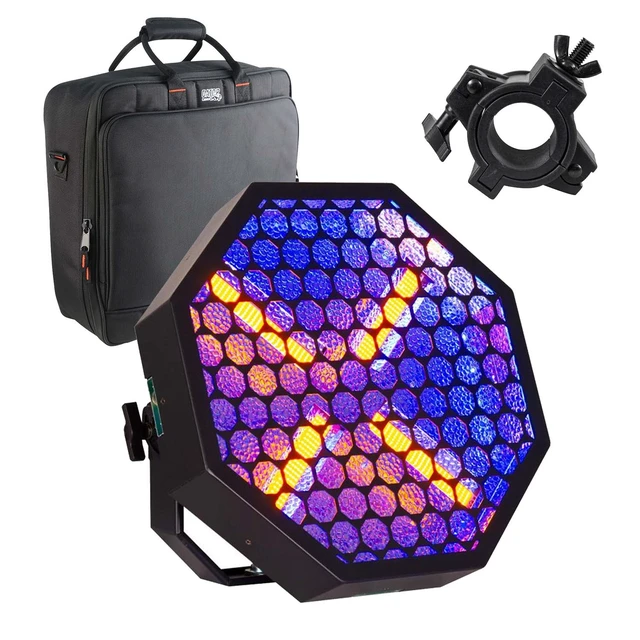 Main image of American DJ Vintage X RGB LED Light Fixture - Gator G-MIXERBAG-1818 - O-Clamp Bundle