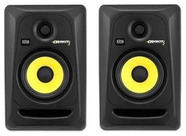 Alt view image 4 of 5 - Universal Audio 1176LN - Dynamics Processor + KRK RP5G3- 59107 NA Rokit 5 Generation 3 Powered Studio Monitor - Pair and Cables.
