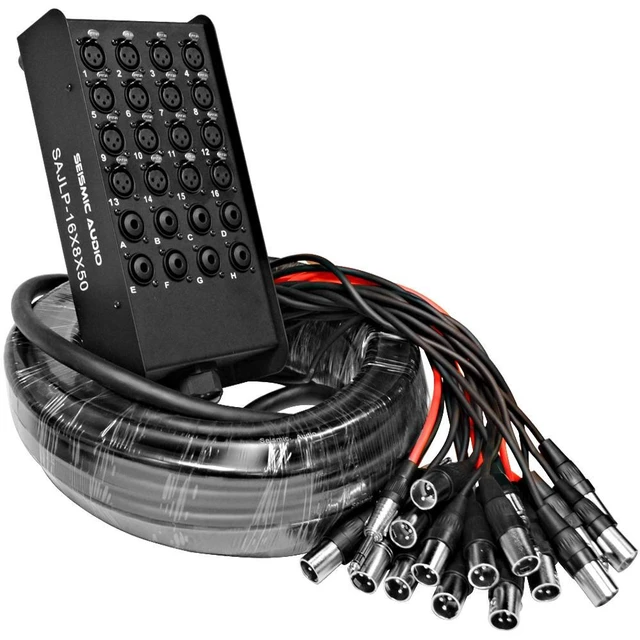 Alt view image 3 of 3 - PreSonus StudioLive 16R - 18-Input, 16-Channel Series III + Seismic Audio - 16 Channel XLR SNAKE CABLE 50FT 8 returns