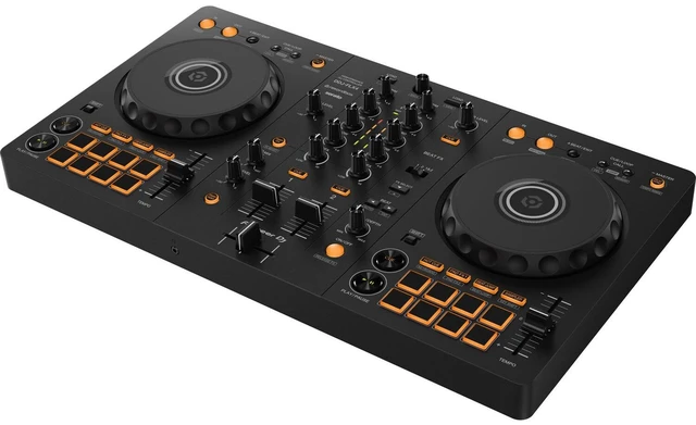 Alt view image 2 of 5 - Pioneer DJ DDJ-FLX4 Portable 2-Channel Rekordbox and Serato DJ Controller (Graphite)