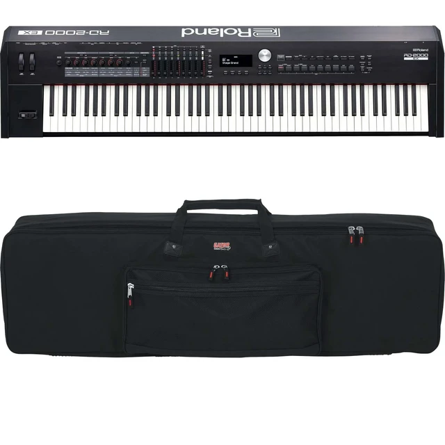 Main image of Roland RD-2000 EX 88-key Digital Piano - Gator GK-88 Rolling Case Bundle