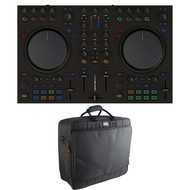 Main image of Native Instruments Traktor Kontrol MX2 DJ Controller - Gator G-MIXERBAG-2118 Bundle