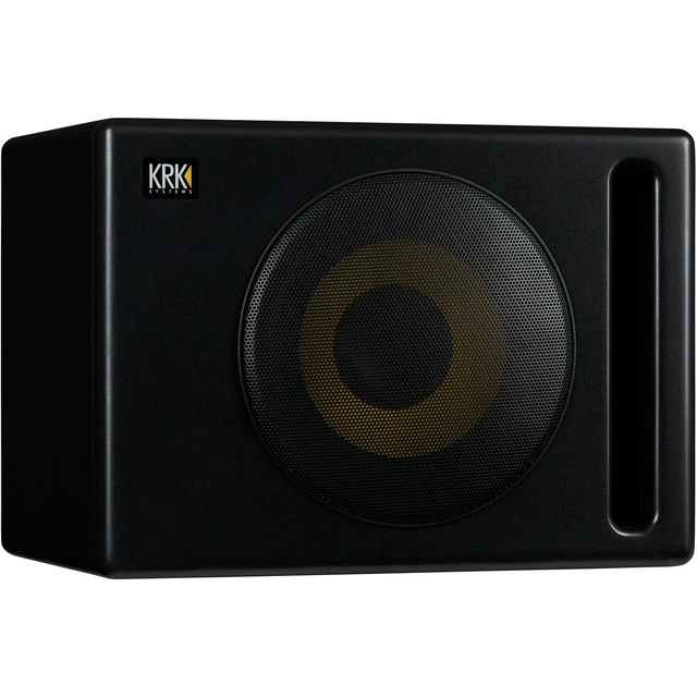 Alt view image 4 of 7 - KRK S10.4 10 Powered Studio Subwoofer, (2) ErnieBall XLR Cables, (2) ErnieBall 1/4 Cables Bundle