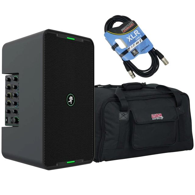 Main image of Mackie ShowBox All-in-one Battery Speaker, Gator Tote 10, XLR Cable Bundle
