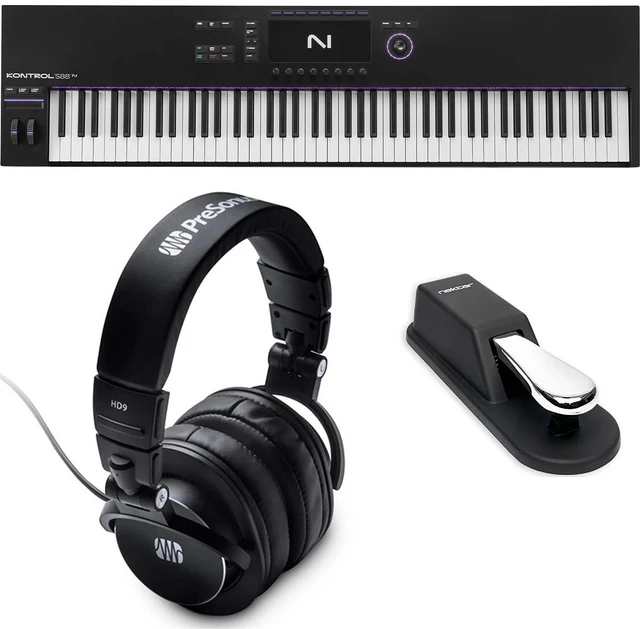 Main image of Native Instruments Kontrol S88 MK3, Presonus HD-09, Sustain Pedal Bundle