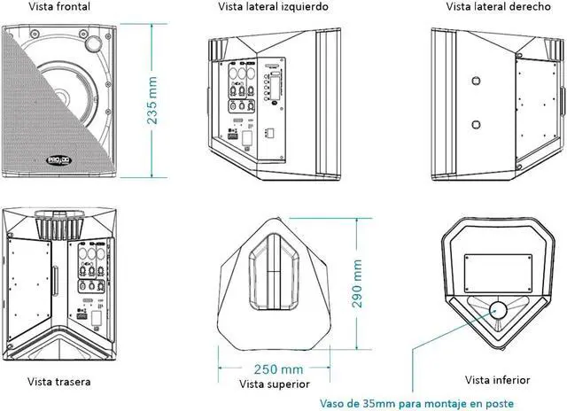 Alt view image 5 of 5 - PRO DG I 601 A 300 Watts Pro Compact All-in-One Battery-Powered System