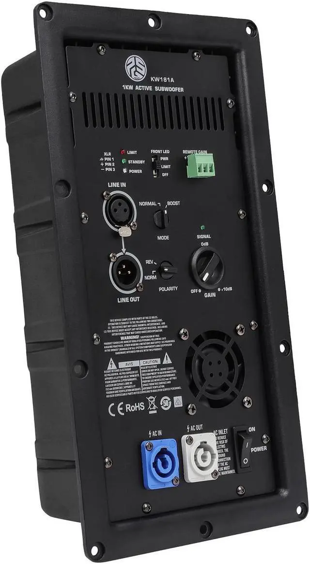 Alt view image 2 of 7 - PSG Audio KW181A 1000W sub amplifier module (Replacement for QSC KW181)