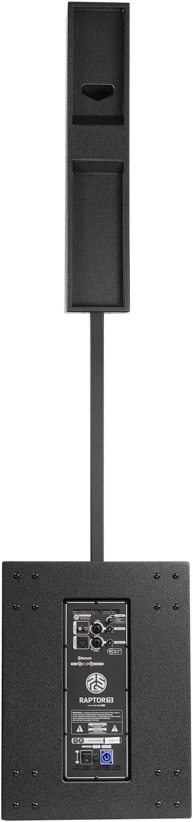 Alt view image 3 of 7 - PSG Audio Raptor 15 1000W Portable Powered Column System with Bluetooth
