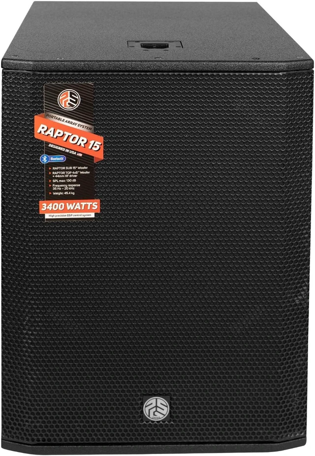Alt view image 6 of 7 - PSG Audio Raptor 15 1000W Portable Powered Column System with Bluetooth