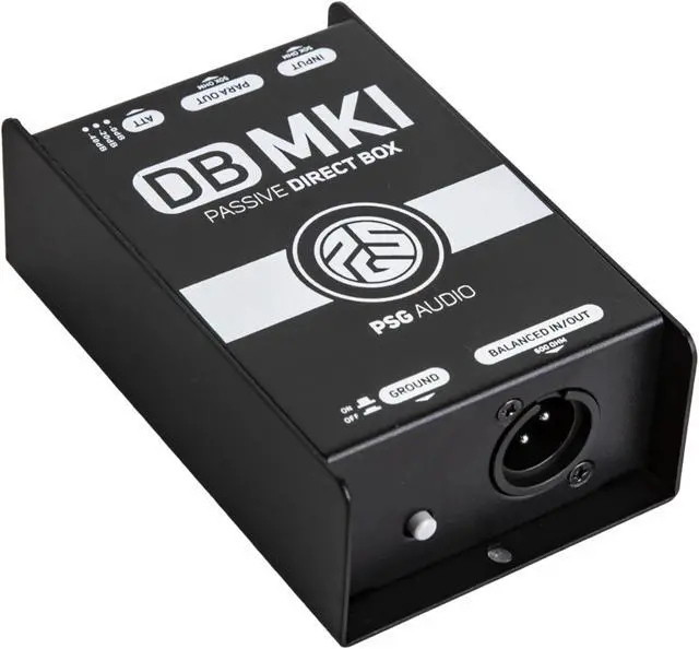 Alt view image 2 of 7 - PSG Audio DB-MKI Passive Direct Box with Ground Lift and Attenuator